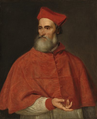 Porträt von Pietro Bembo, Kardinal von Tiziano Vecelli